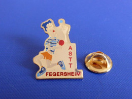 Pin's ASPTT Fegersheim - Ping Pong Tennis De Table - La Poste PTT (PK9) - Tenis De Mesa