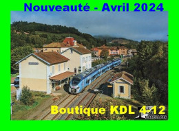 RU 2182 - Automoteur B 84641/642 En Gare - LAMURE-SUR-AZERGUE - Rhône - SNCF - Gares - Avec Trains