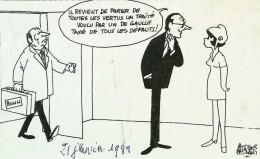 ► Coupure De Presse  Quotidien Le Figaro Jacques Faisant 1983 Mitterrand Chirac Bonn - 1950 - Heute