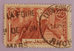 FRANCE YT 318 OBLITERE"JEAN JAURES" ANNEE 1936 - Oblitérés