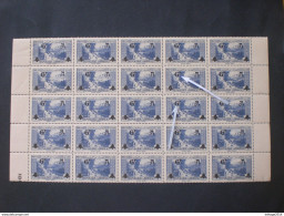 GRAN LIBAN لبنان LEBANON 1943 TIMBRES DE 1937-40 SURCHARGES YVERT N. 185 MNH ERRORE Incomplete Print Of Number 6 - Libano