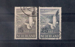 Netherlands 1951, NVPH LP Nr 12-13, Used - Airmail