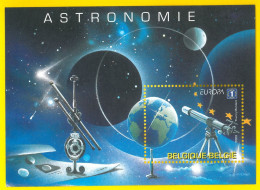 BELGIUM 2009 Europa Astronomie Space Sheet - Foglietto Spazio - 2001-2010