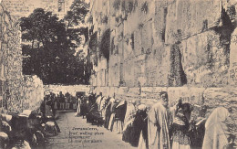 Israel - JERUSALEM - Jews' Wailing Wall - Publ. Fr. Vester & Co. 114 - Israel