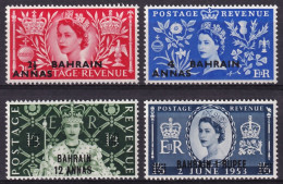 Bahrain. 1953  Y&T. 84 / 87, MNH. - Bahrein (...-1965)