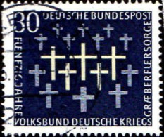 RFA Poste Obl Yv: 449 Mi:586 Volksbund Deutsche Kriegsgräberfürsorge (TB Cachet Rond) - Used Stamps
