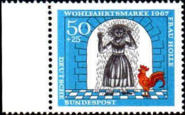 RFA Poste N** Yv: 406 Mi:541 Wohlfahrtsmarke Frau Holle Bord De Feuille - Unused Stamps