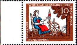 RFA Poste N** Yv: 403 Mi:538 Wohlfahrtsmarke Frau Holle Bord De Feuille - Unused Stamps