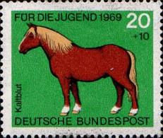 RFA Poste N* Yv: 442 Mi:579 Für Die Jugend Kaltblut (défaut Gomme) - Unused Stamps