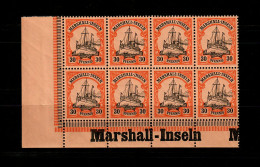 Marschall-Inseln: MiNr. 18, 8er Block Links Inschrift Eckrand, Postfrisch ** - Marshall Islands