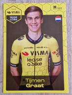 Card Tijmen Graat - Team Visma-Lease A Bike Development - 2024 - Cycling - Cyclisme - Ciclismo - Wielrennen - Radsport