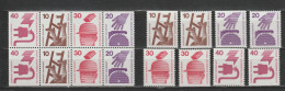 Berlin 403/407 C/D Im Zusammendruck Und Einzeln Postfrisch, Unfallverhütung 1971 - Neufs