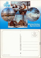 Lübben (Spreewald) Lubin (Błota) Winterliche Szenen Mit Hütten,   1995 - Luebben (Spreewald)