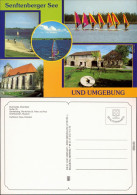 Senftenberg (Niederlausitz) Senftenberger See Surfer, Pfarrkirche, Museum 1995 - Senftenberg
