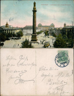 Ansichtskarte Darmstadt Luisenplatz, Ludwigs-Monument 1911 - Darmstadt