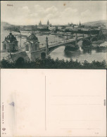 Ansichtskarte Mainz Panorama-Ansicht, Brücke 1910 - Mainz