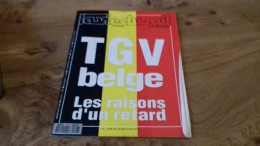 155/ LA VIE DU RAIL N° 2338  / MARS 1992   /  TGV BELGE LES RAISONS D UN RETARD - Trenes