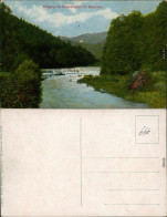 Ansichtskarte Bad Blankenburg Eingang Ins Schwarzatal Mit Eberstein 1910 - Bad Blankenburg