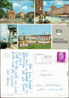 Rostock Steintor, Lange Straße, Überseehafen, Hauptbahnhof 1967 - Rostock