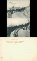 Postcard Oslo Kristiania 2 Bild Voksenkollen Sanatorium Straße 1906 - Norwegen