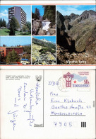 Ansichtskarte Vysoké Tatry Ortsmotive, Sturzbach, Bergwelt, Gipfel 1985 - Slovaquie