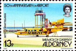 Aldeney-Aurigny Poste N** Yv: 19 Mi:19 Britten-Norman Trislander - Alderney