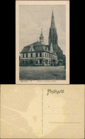 Ansichtskarte Demmin Straße Rathaus - Kirche 1928 - Demmin