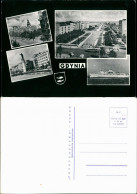 Postcard Gotenhafen (Gdingen) Gdynia (Gdiniô) MB: Straßen, Dampfer 1966 - Pommern