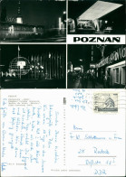 Postcard Posen Poznań Hotel, Ansichten Leuchtreklame 1975 - Polen