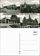 Ansichtskarte Recklinghausen 4 Bild: Rathaus, Festspielhaus, Hauptbahnhof 1971 - Recklinghausen