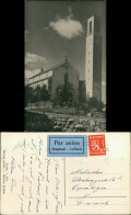 Postcard Turku Åbo Kirche (gel, Luftpost) 1951 - Finland