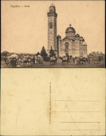 Postcard Jagodina Јагодина Partie An Der Kirche - Viehmarkt 1914 - Serbia