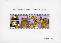 Andorre (E) Bloc N** Yv: 2 Mi:2 Barcelona Seu Olimpica - Unused Stamps