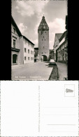 Ansichtskarte Bad Waldsee Straße, Auto - Gasthaus Wurzacher Turm 1961 - Bad Waldsee