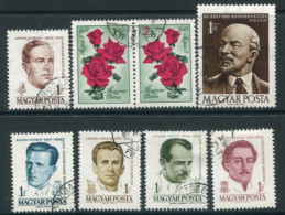 HUNGARY 1961 Seven Commemorative Issues  Used. - Oblitérés