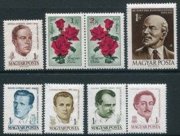 HUNGARY 1961 Seven Commemorative Issues  MNH / ** - Ungebraucht