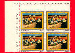 Nuovo - MNH - ITALIA - 1976 - Turismo - 3ª Emissione - Quartina - Valle D'Itria - 150 L. - 1971-80: Ungebraucht