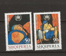 2000 MNH Albania Mi 2180-81 Postfris** - Albanie