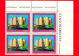 Nuovo - MNH - ITALIA - 1977 - Europa - 22ª Emissione - Quartina - Castel Del Monte (BAT) - 200 L. - 1971-80: Mint/hinged