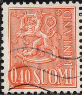 Finlande Poste Obl Yv: 681 Mi:717x Lion Héraldique (Lign.Ondulées) - Oblitérés