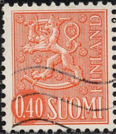 Finlande Poste Obl Yv: 681 Mi:717x Lion Héraldique (Lign.Ondulées) - Usados