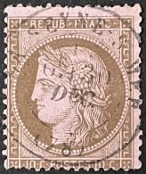 YT 58 CaD Seyne-sur-Mer (la) Var (78) Indice 4 1871-75 10c Cérès (côte Timbre 18 €) France – 6ciel - 1871-1875 Ceres