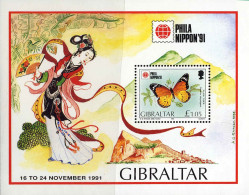 Gibraltar Bloc N** Yv:15 Mi:16 Phila Nippon 91 - Gibilterra