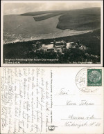Ansichtskarte Oberwiesenthal Luftbild Fichtelberg Baude 1937 - Oberwiesenthal