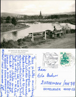 Rehme-Bad Oeynhausen Großer Weserbogen Blick Auf Weser Dampfer Kirchturm 1972 - Bad Oeynhausen