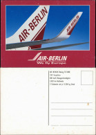 Ansichtskarte  Flugwesen - Flugzeuge - Air Berlin 1993 - 1946-....: Moderne