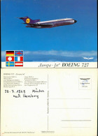 Ansichtskarte  BOEING 727 - „Europa Jet" Flugwesen - Flugzeuge 1969 - 1946-....: Moderne