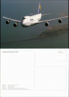 Ansichtskarte  Lufthansa Boeing 747-200 Flugwesen - Flugzeuge 1992 - 1946-....: Moderne