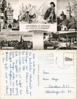 Überlingen Stadtteilansichten Und Angler (schöner Frau, Humoristik) 1960 - Ueberlingen