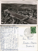 Ansichtskarte Traben-Trarbach Panorama-Ansicht Mit Mosel Brücke 1955 - Traben-Trarbach